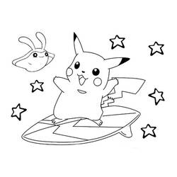 Dibujo Pikachu (Videojuegos) #215417 para imprimir y colorear