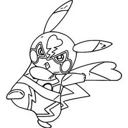Dibujo Pikachu (Videojuegos) #215421 para imprimir y colorear