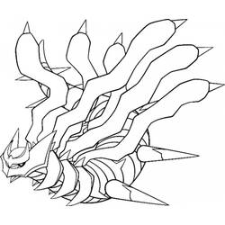 Dibujos para colorear: Pokémon Giratina - Dibujos para Colorear e Imprimir Gratis