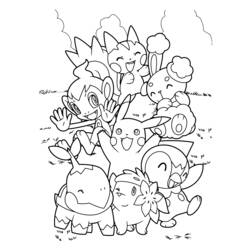 Dibujos para colorear: Pokemon Go - Dibujos para colorear
