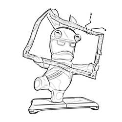 Dibujo para colorear: Rabbids (Videojuegos) #114723 - Dibujos para Colorear e Imprimir Gratis