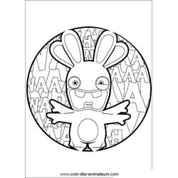 Dibujo para colorear: Rabbids (Videojuegos) #114729 - Dibujos para Colorear e Imprimir Gratis