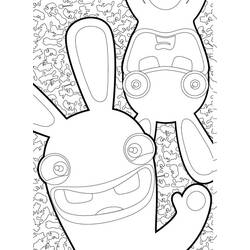 Dibujo para colorear: Rabbids (Videojuegos) #114734 - Dibujos para Colorear e Imprimir Gratis