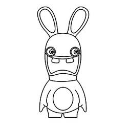 Dibujo para colorear: Rabbids (Videojuegos) #114737 - Dibujos para Colorear e Imprimir Gratis