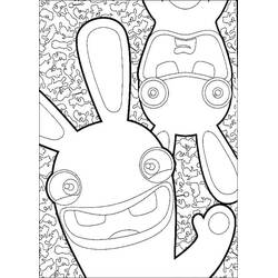 Dibujo para colorear: Rabbids (Videojuegos) #199055 - Dibujos para Colorear e Imprimir Gratis