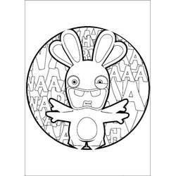 Dibujo para colorear: Rabbids (Videojuegos) #199061 - Dibujos para Colorear e Imprimir Gratis