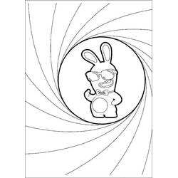Dibujo para colorear: Rabbids (Videojuegos) #199062 - Dibujos para Colorear e Imprimir Gratis