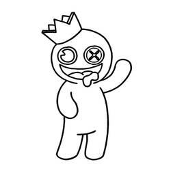 Dibujo para colorear: Rainbow Friends (Videojuegos) #201302 - Dibujos para Colorear e Imprimir Gratis