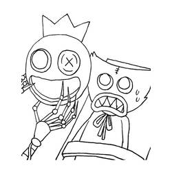 Dibujo para colorear: Rainbow Friends (Videojuegos) #201315 - Dibujos para Colorear e Imprimir Gratis