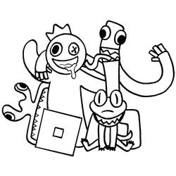 Dibujo para colorear: Rainbow Friends (Videojuegos) #201318 - Dibujos para Colorear e Imprimir Gratis