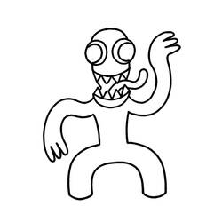 Dibujo para colorear: Rainbow Friends (Videojuegos) #201319 - Dibujos para Colorear e Imprimir Gratis