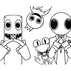 Dibujo para colorear: Rainbow Friends (Videojuegos) #201323 - Dibujos para Colorear e Imprimir Gratis