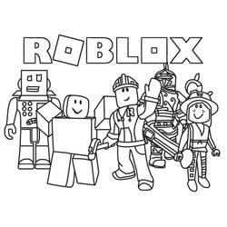 Dibujo para colorear: Roblox (Videojuegos) #174419 - Dibujos para Colorear e Imprimir Gratis