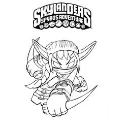 Dibujo Skylanders (Videojuegos) #195307 para imprimir y colorear