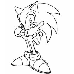 Dibujo para colorear: Sonic (Videojuegos) #153820 - Dibujos para Colorear e Imprimir Gratis