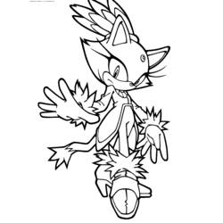 Dibujo para colorear: Sonic (Videojuegos) #153856 - Dibujos para Colorear e Imprimir Gratis