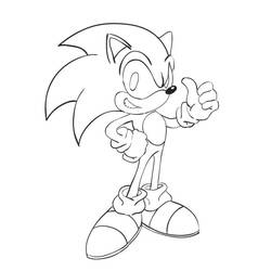 Dibujo para colorear: Sonic (Videojuegos) #153857 - Dibujos para Colorear e Imprimir Gratis