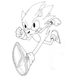 Dibujo para colorear: Sonic (Videojuegos) #153859 - Dibujos para Colorear e Imprimir Gratis