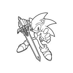 Dibujo para colorear: Sonic (Videojuegos) #153864 - Dibujos para Colorear e Imprimir Gratis