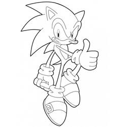 Dibujo para colorear: Sonic (Videojuegos) #153865 - Dibujos para Colorear e Imprimir Gratis