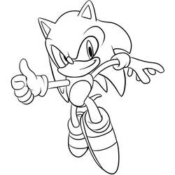 Dibujo para colorear: Sonic (Videojuegos) #153871 - Dibujos para Colorear e Imprimir Gratis