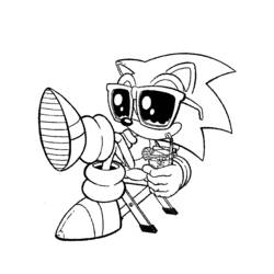 Dibujo para colorear: Sonic (Videojuegos) #153875 - Dibujos para Colorear e Imprimir Gratis