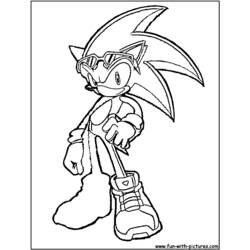 Dibujo para colorear: Sonic (Videojuegos) #153876 - Dibujos para Colorear e Imprimir Gratis