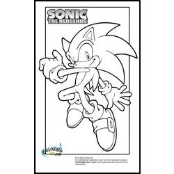 Dibujo para colorear: Sonic (Videojuegos) #153883 - Dibujos para Colorear e Imprimir Gratis