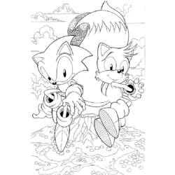 Dibujo para colorear: Sonic (Videojuegos) #153900 - Dibujos para Colorear e Imprimir Gratis