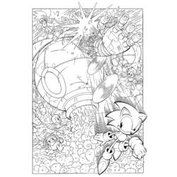 Dibujo para colorear: Sonic (Videojuegos) #153918 - Dibujos para Colorear e Imprimir Gratis