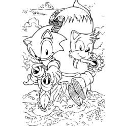 Dibujo para colorear: Sonic (Videojuegos) #153924 - Dibujos para Colorear e Imprimir Gratis