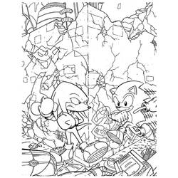 Dibujo para colorear: Sonic (Videojuegos) #153926 - Dibujos para Colorear e Imprimir Gratis