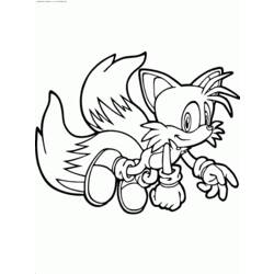 Dibujo para colorear: Sonic (Videojuegos) #153940 - Dibujos para Colorear e Imprimir Gratis
