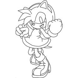 Dibujo para colorear: Sonic (Videojuegos) #153951 - Dibujos para Colorear e Imprimir Gratis