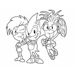 Dibujo para colorear: Sonic (Videojuegos) #153958 - Dibujos para Colorear e Imprimir Gratis