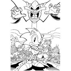 Dibujo para colorear: Sonic (Videojuegos) #153959 - Dibujos para Colorear e Imprimir Gratis