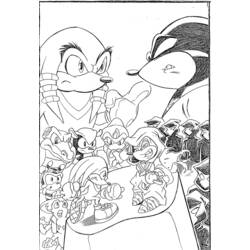 Dibujo para colorear: Sonic (Videojuegos) #153977 - Dibujos para Colorear e Imprimir Gratis