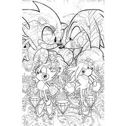 Dibujo para colorear: Sonic (Videojuegos) #153980 - Dibujos para Colorear e Imprimir Gratis