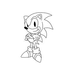 Dibujo para colorear: Sonic (Videojuegos) #153984 - Dibujos para Colorear e Imprimir Gratis