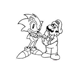 Dibujo para colorear: Sonic (Videojuegos) #153999 - Dibujos para Colorear e Imprimir Gratis