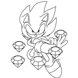 Dibujos para colorear: Sonic - Dibujos para colorear