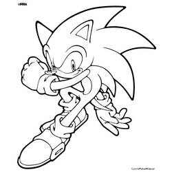 Dibujo para colorear: Sonic (Videojuegos) #154044 - Dibujos para Colorear e Imprimir Gratis