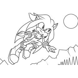 Dibujo Sonic de plata (Videojuegos) #221540 para imprimir y colorear