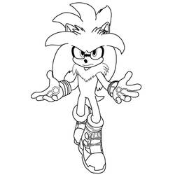 Dibujo Sonic de plata (Videojuegos) #221549 para imprimir y colorear