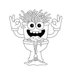 Dibujo Spaghetti Tualetti (Videojuegos) #222142 para imprimir y colorear