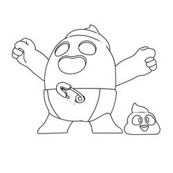 Dibujo Spike Brawl Stars (Videojuegos) #221031 para imprimir y colorear