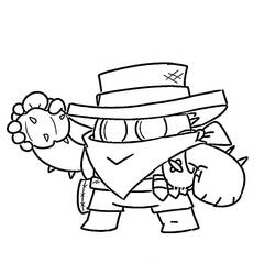 Dibujo Spike Brawl Stars (Videojuegos) #221035 para imprimir y colorear