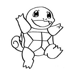 Dibujo Squirtle (Videojuegos) #181499 para imprimir y colorear