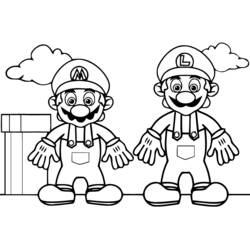 Dibujo para colorear: Super Mario Bros (Videojuegos) #153578 - Dibujos para Colorear e Imprimir Gratis