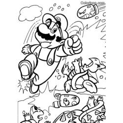 Dibujo para colorear: Super Mario Bros (Videojuegos) #153606 - Dibujos para Colorear e Imprimir Gratis